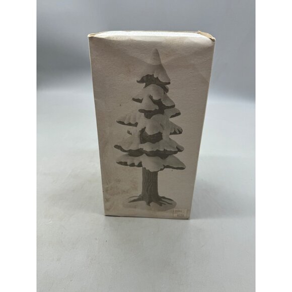 Department 56 Snowy Pine Tree Figurine Used READ - Picture 6 of 10